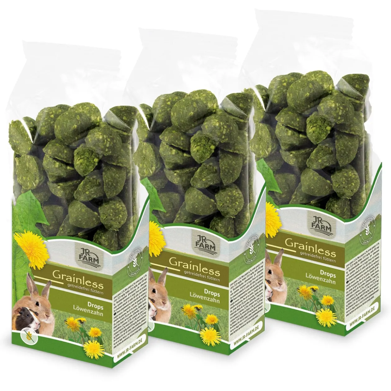 JR Farm Solution JR Grainless Drops Pissenlits 3x140g