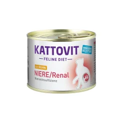 KATTOVIT Feline Diet Reins/Renal Poulet 12x185 g