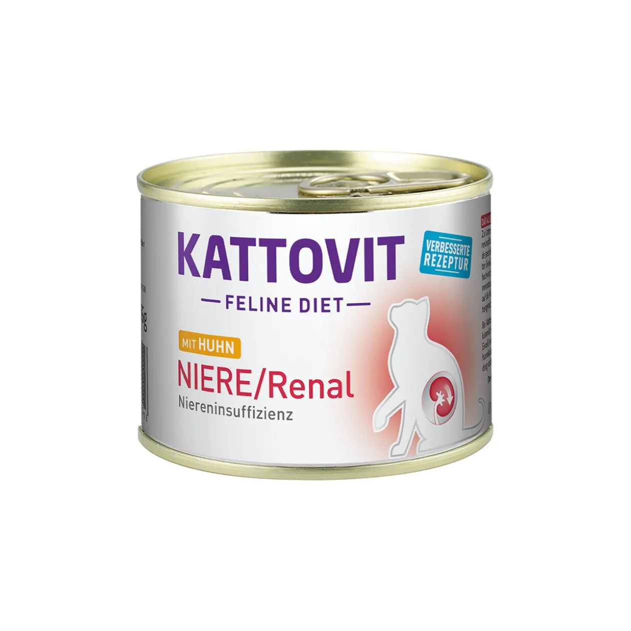 KATTOVIT Feline Diet Reins/Renal Poulet 12x185 g