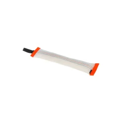 Kerbl Dummy d’entraînement avec passant blanc/orange, 50 x 10 cm