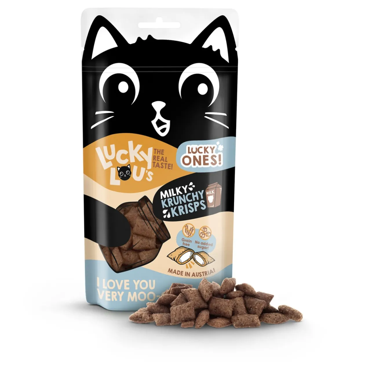 Lucky Lou Lucky Ones Krunchy Krisps Lait 10x60 g