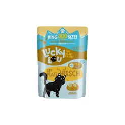 Lucky Lou Nourriture humide chat adulte Volaille et cerf 6x300 g