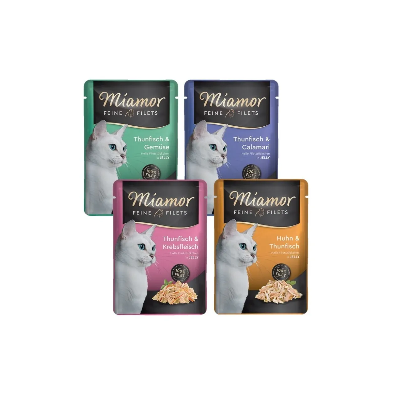 Miamor Feine Filets en gelée mix 24 x 100 g