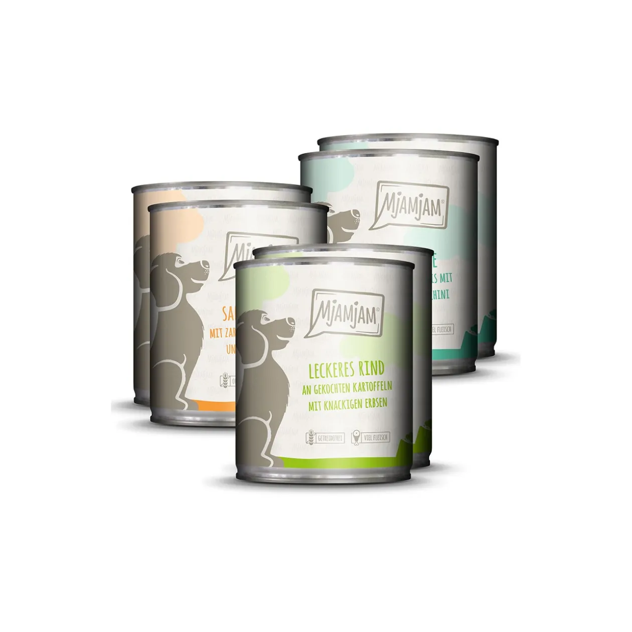 MjAMjAM Mixpaket Adult 6x800g