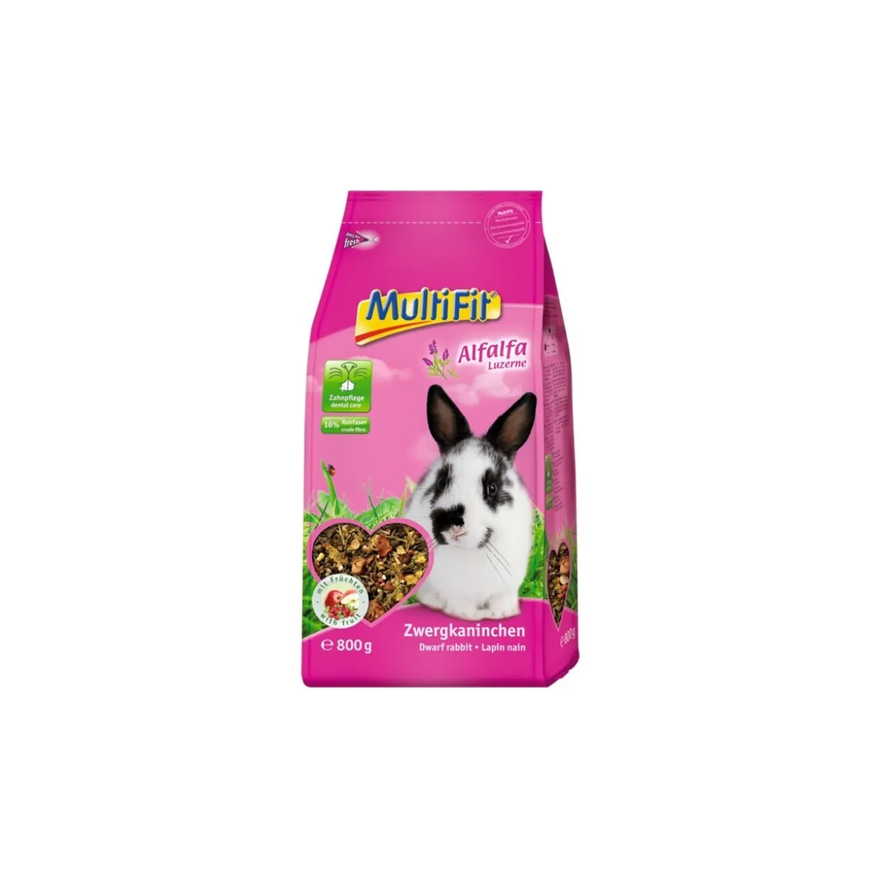 MultiFit à l’alfalfa pour lapins nains 800 g
