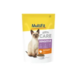 MultiFit Care nourriture sèche pour chat, Adulte, Sensible, Dinde 750 g