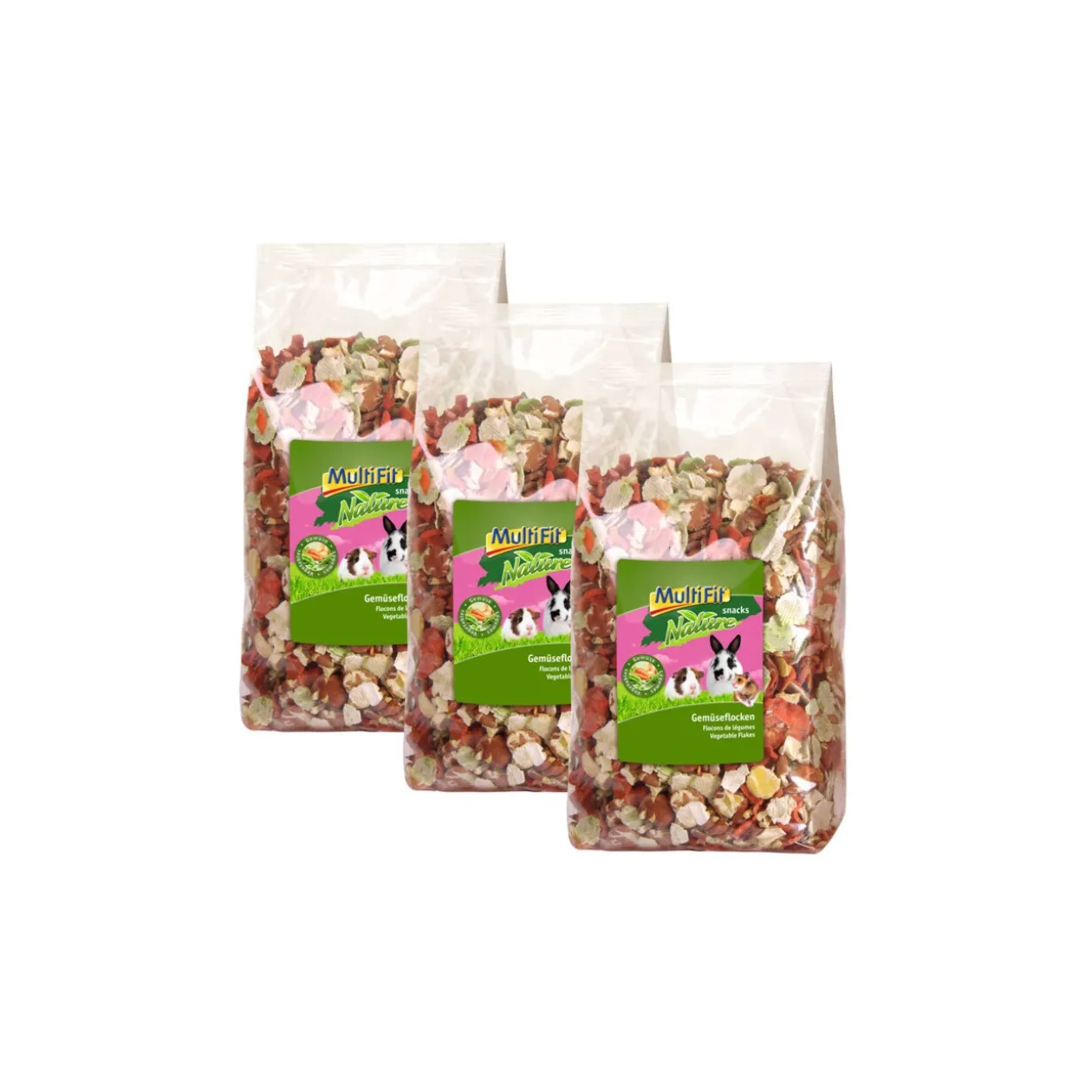 MultiFit Flocons de légumes 3 x 750 g