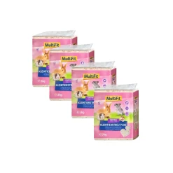MultiFit Litière pour petits animaux Plus 4x3 kg