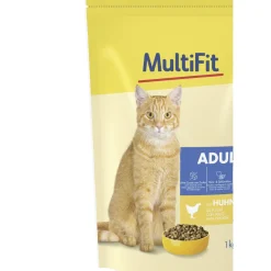 MultiFit nourriture sèche pour chat, adulte Poulet 1 kg