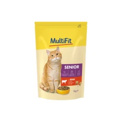 MultiFit nourriture sèche pour chat, senior, bœuf 1 kg