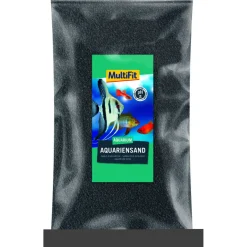 MultiFit Sable d’aquarium noir 0,5 - 0,6 mm 5 kg