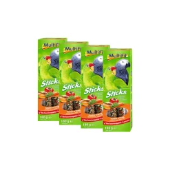 MultiFit Sticks pour perroquets Sticks 4 x 2 Légumes Miel