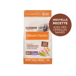 Nature's Variety Healthy Grains Adulte Med/Max Dinde 3 kg