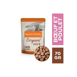 Nature's Variety Original paté Poulet et bœuf 12x70 g