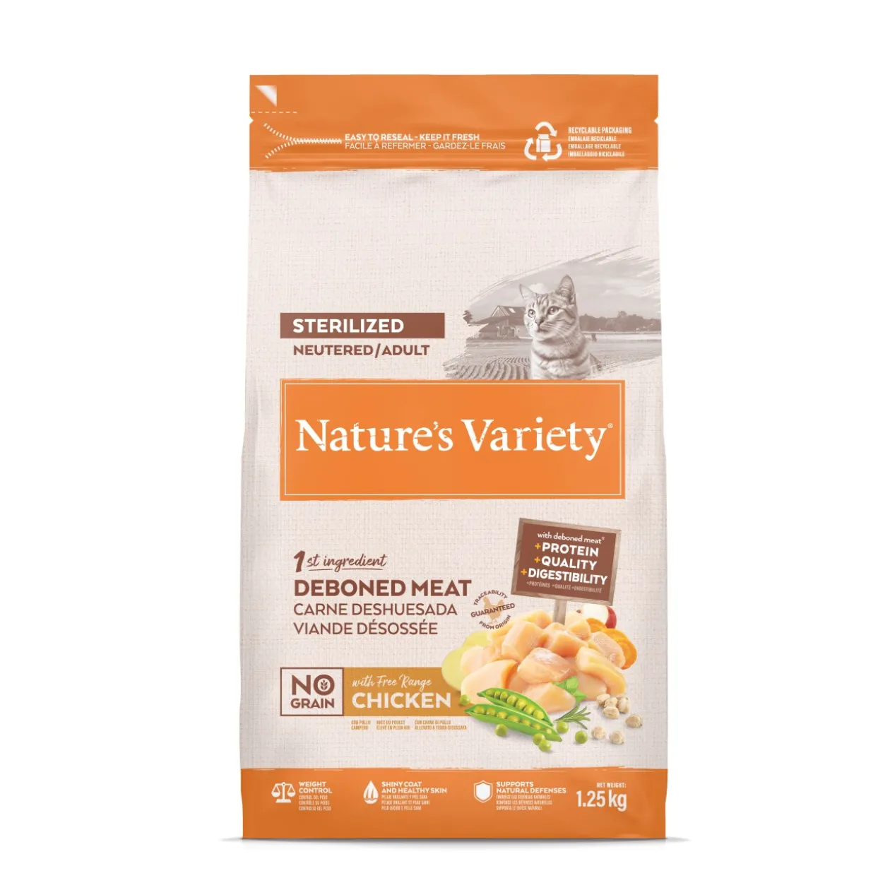 Nature's Variety Stérilisé No Grain poulet 1,25 kg