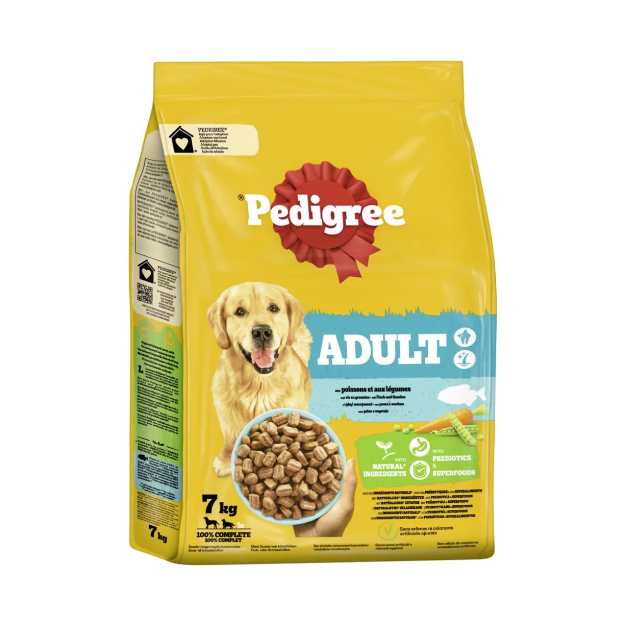 Pedigree Adulte Poisson et légumes 7 kg