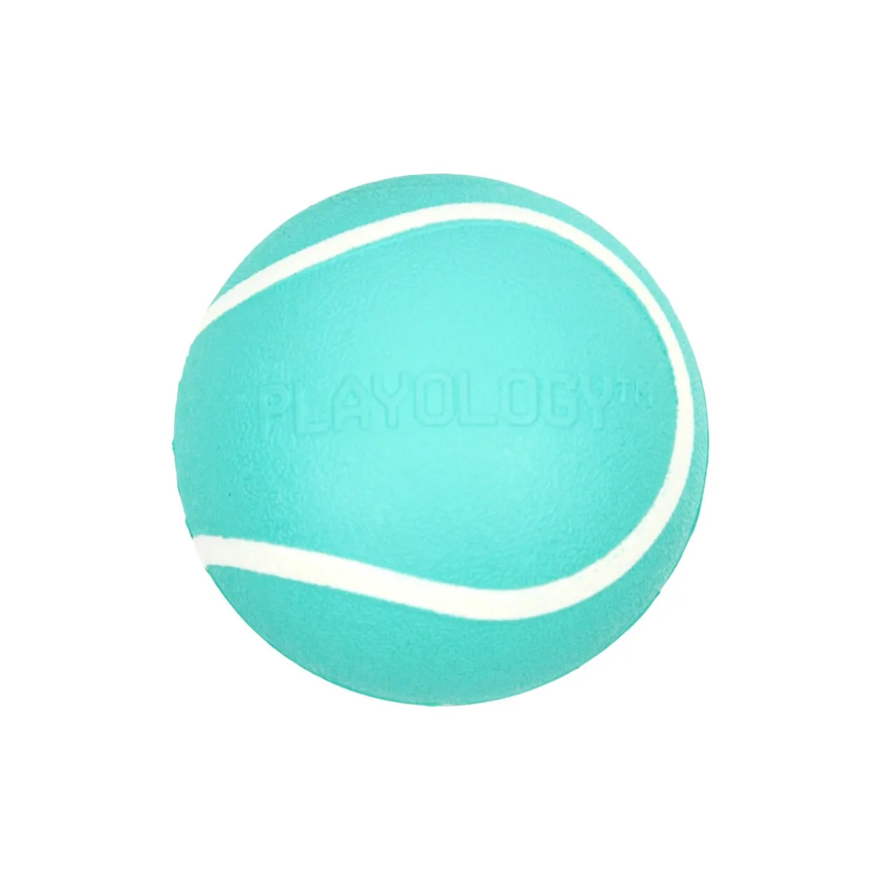 Playology Squeaky Chew Ball Peanut Butter Medium