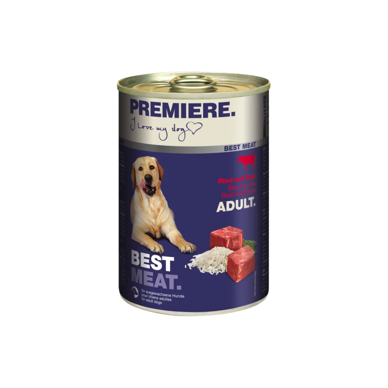 PREMIERE Best Meat Adult Bœuf & Riz 6x400 g