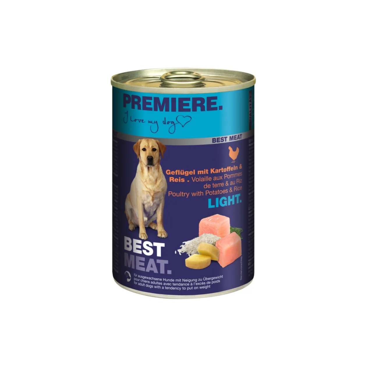 PREMIERE Best Meat Light Volaille & riz 6x400 g