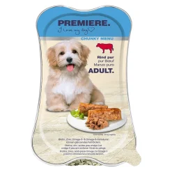PREMIERE Chunky Menu Adult Pur bœuf 15x175 g