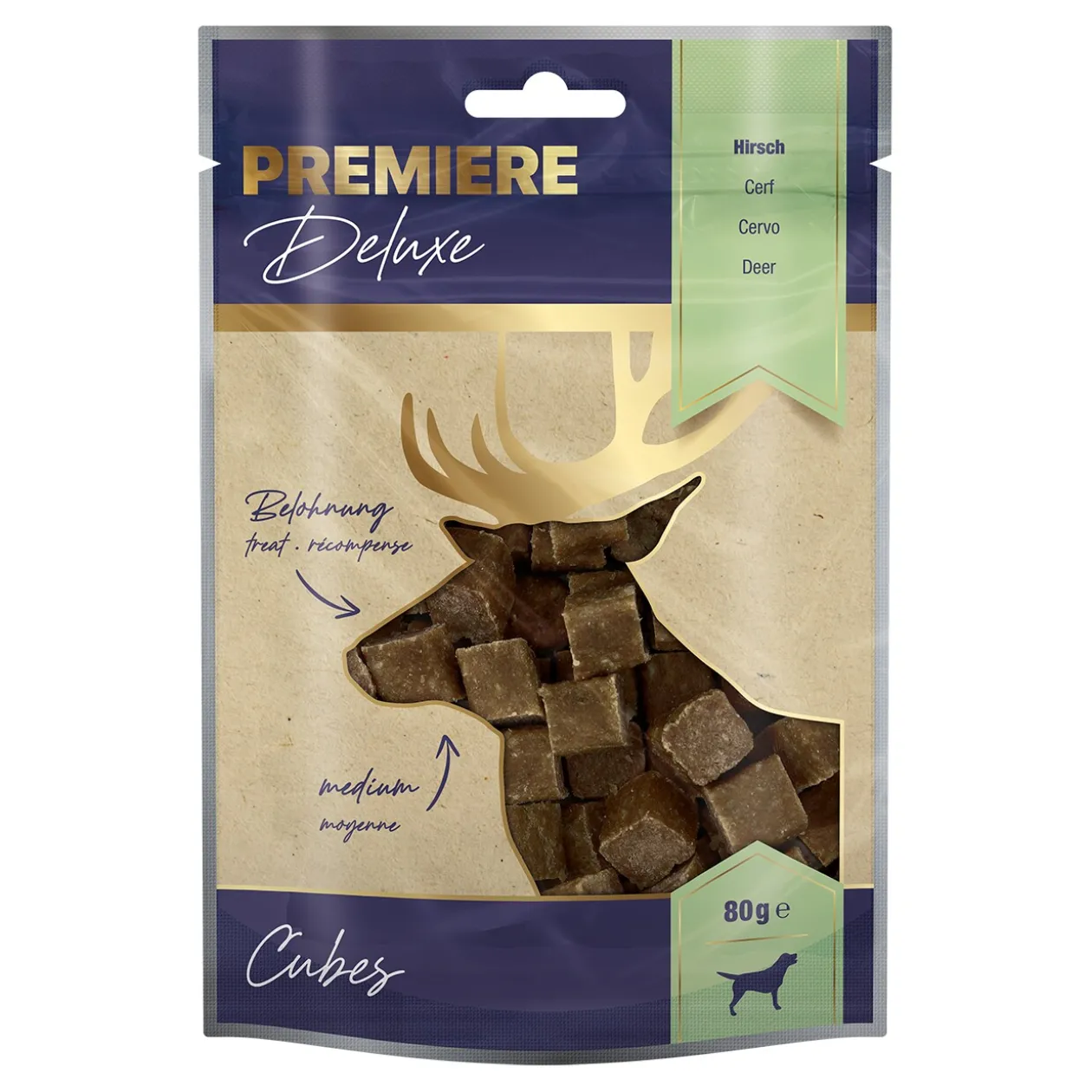 PREMIERE Deluxe Meat Cubes 80 g Gibier