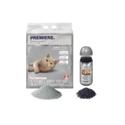PREMIERE Excellent sans parfum de litière agglomérante 12 kg avec désodorisant