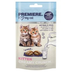 PREMIERE Kitten Creamy Crunch au poulet & au lait 6 x 60 g