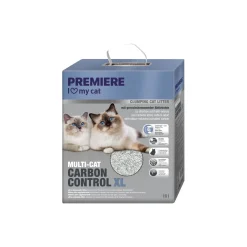 PREMIERE Litière agglomérante au charbon actif Multi-Cat XL 10 l