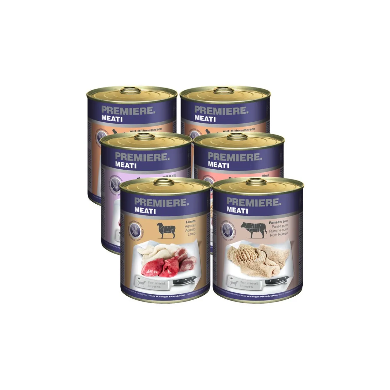 PREMIERE Meati pack mixte 6x800g Pack mix 1