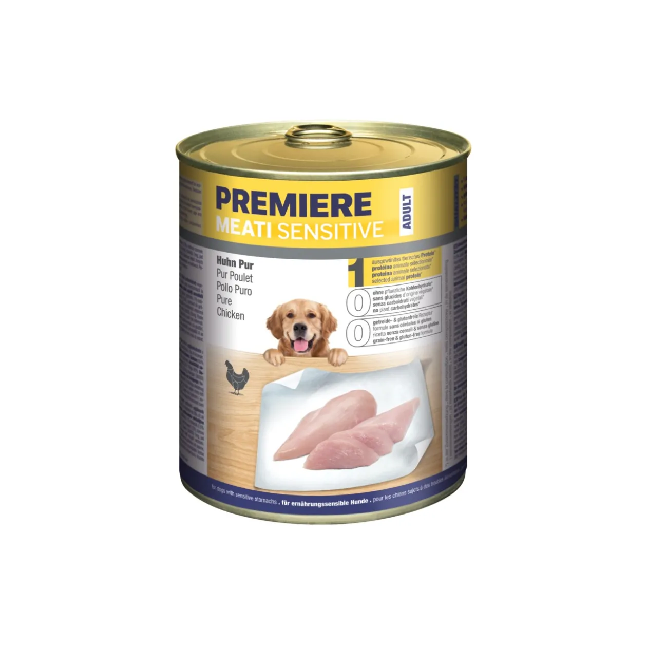 PREMIERE Meati Sensitive Pur poulet 6x800 g
