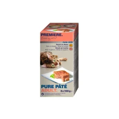 PREMIERE Multipack 8 x 100 g Pure Pâté à la volaille et au poisson