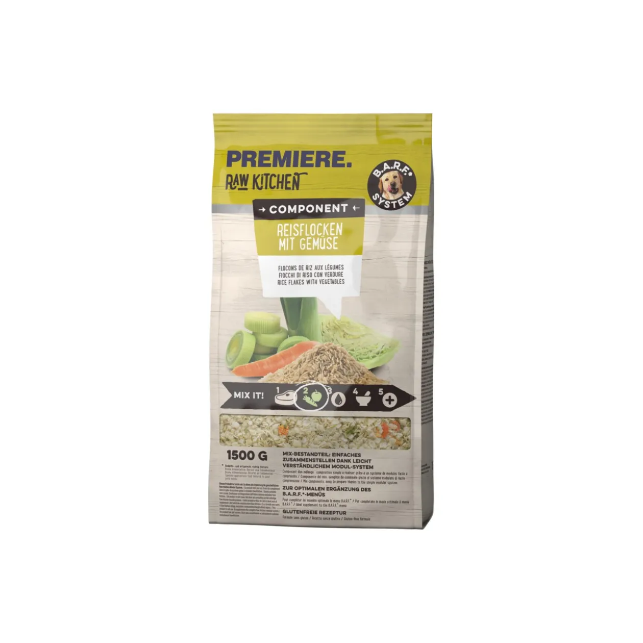 PREMIERE RAW KITCHEN Flocons de Riz aux Légumes 1,5 kg