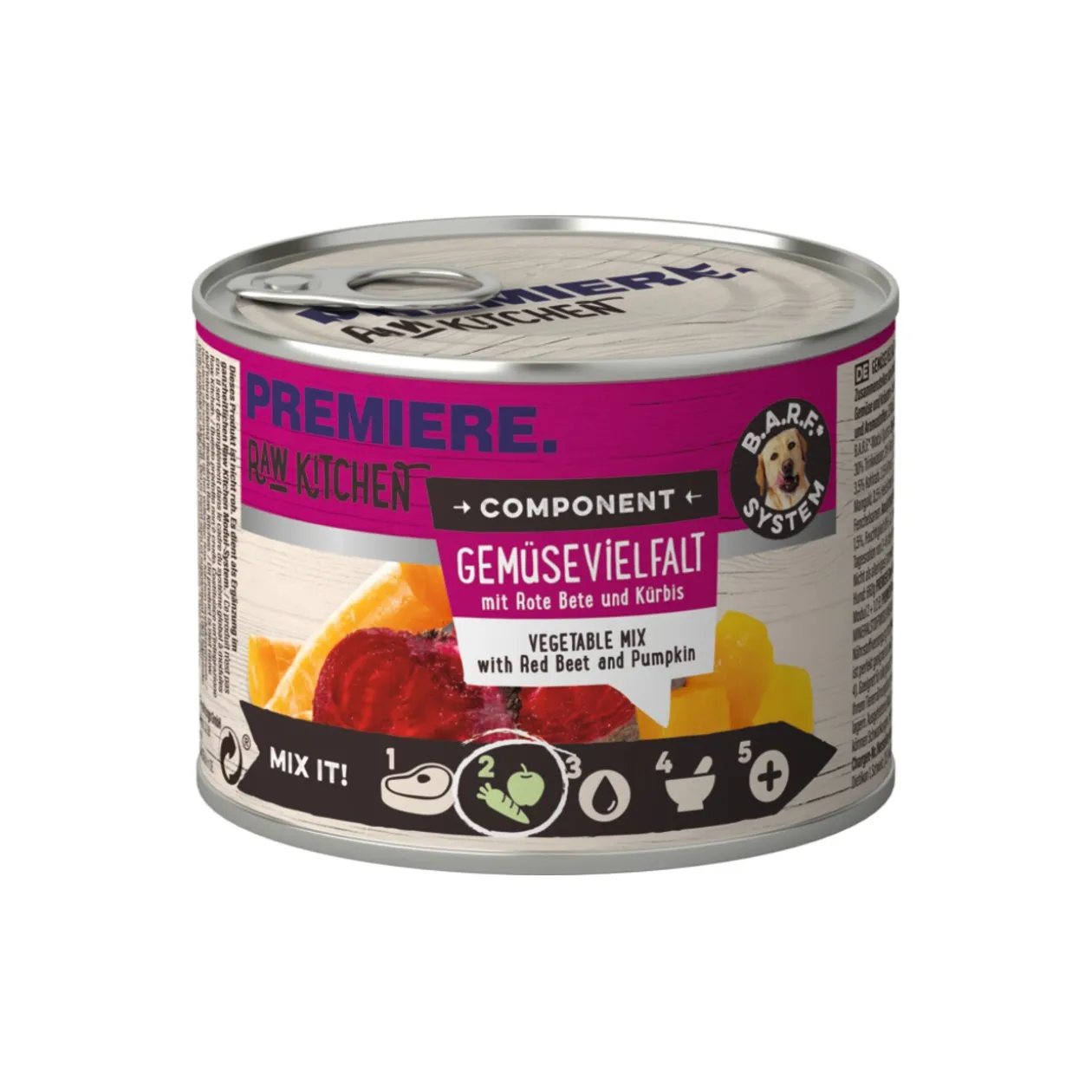 PREMIERE RAW KITCHEN Légumes variés Fruits & légumes 6x200 g