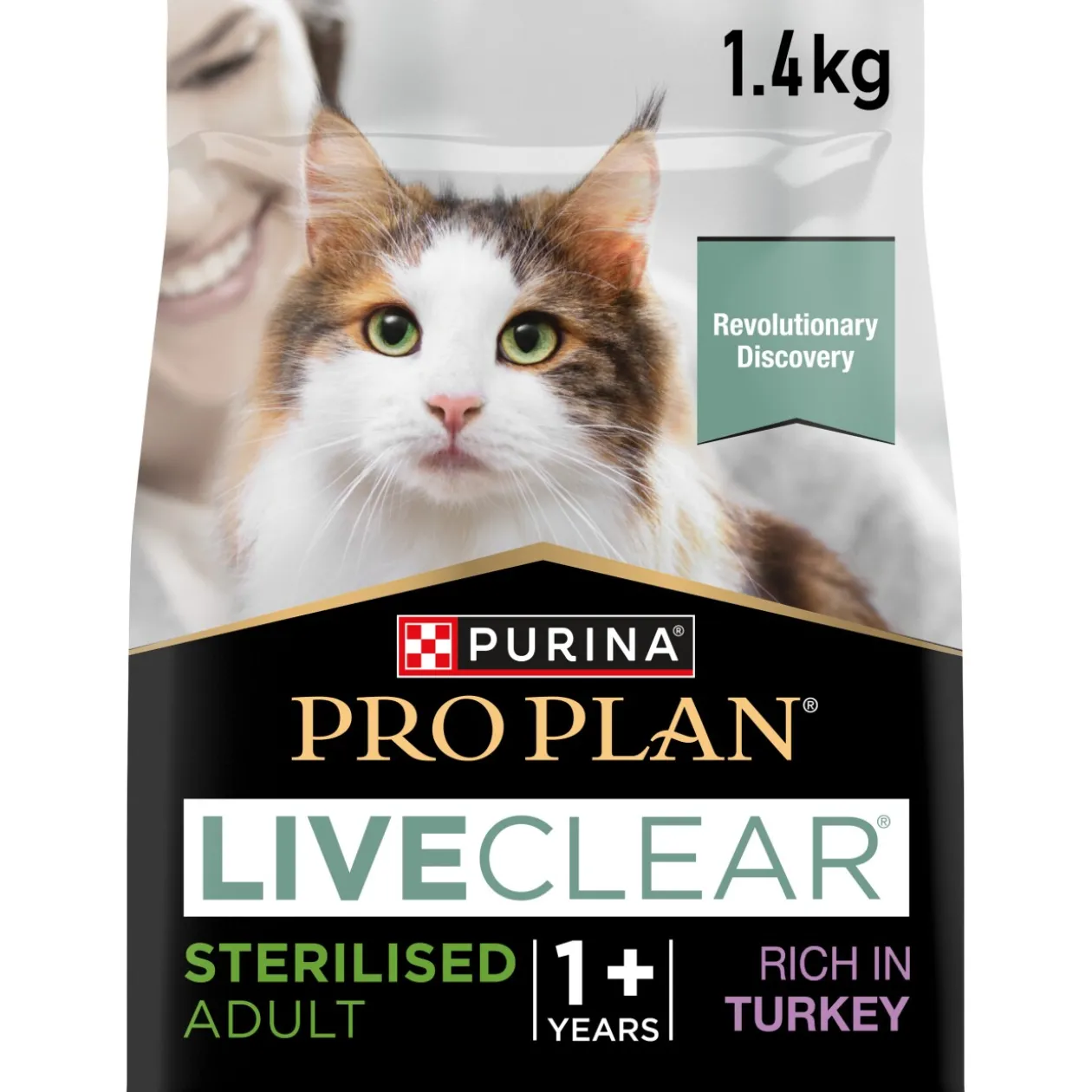 PRO PLAN Liveclear Sterilised Adult Dinde 1,4 kg