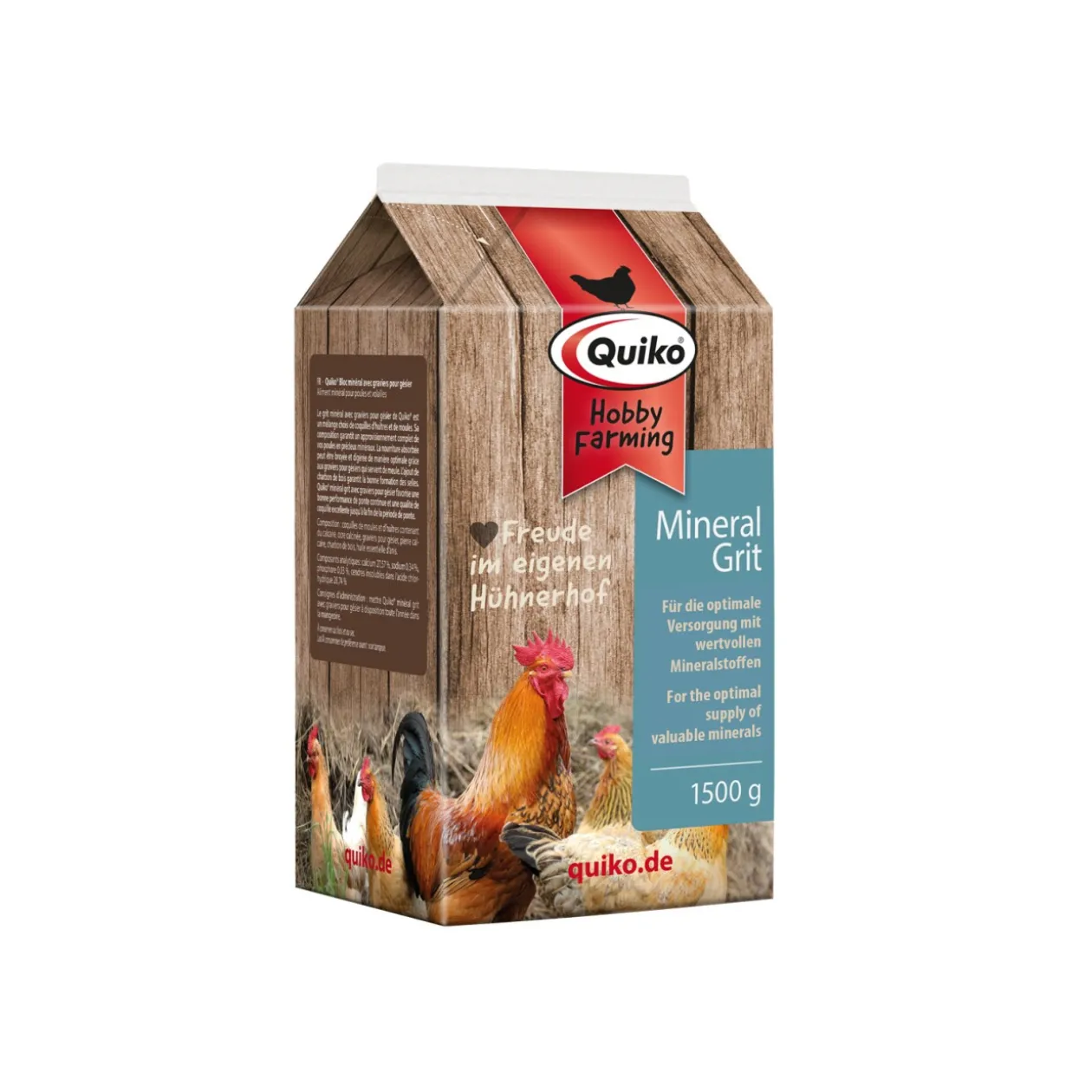 Quiko Hobby Farming : Grit minéral avec gastrolithes 1500 g