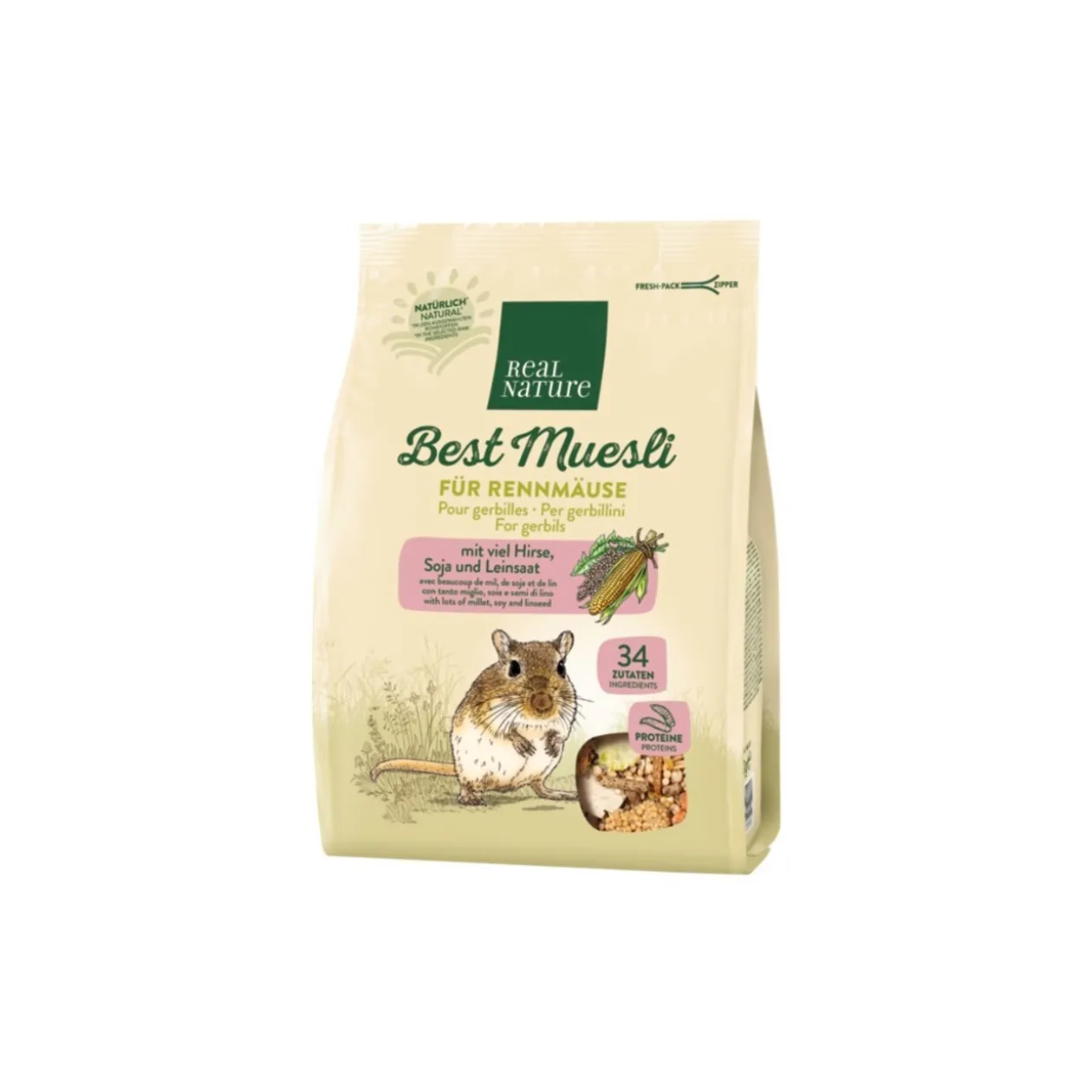 REAL NATURE "Best Muesli" pour gerbilles 500 g