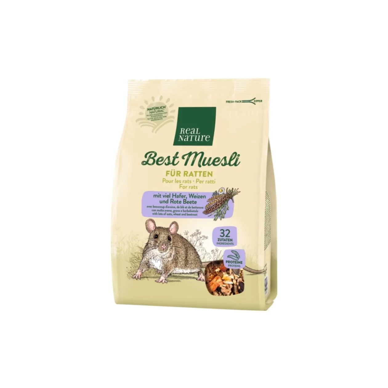 REAL NATURE "Best Muesli" pour rats 500 g