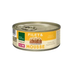 REAL NATURE Filet & Mousse Adult Poulet à l'huile de pépins de courge 12x85 g