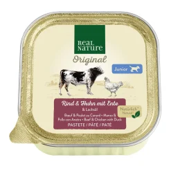 REAL NATURE Junior Bœuf et Poulet au Canard 17x100 g