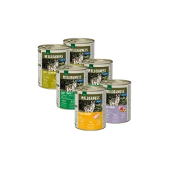 REAL NATURE Pack mixte Wilderness Adult 6 x 800 g Pack mix 1