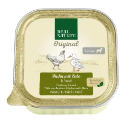 REAL NATURE Senior Poulet et canard 17x100 g