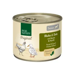 REAL NATURE Senior Poulet et canard 6x200 g