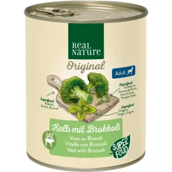 REAL NATURE Superfood Adult Veau au brocoli 6x800 g