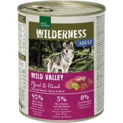 REAL NATURE WILDERNESS Adult Wild Valley Cheval et Bœuf 6x800 g