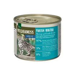 REAL NATURE WILDERNESS Adult Fresh Water Hering au saumon et au canard 6x200 g