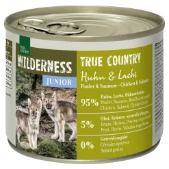 REAL NATURE WILDERNESS Junior True Country Huhn & Lachs 6x200 g