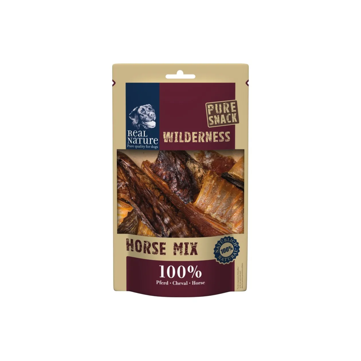 REAL NATURE WILDERNESS Pure Snack Mélange au cheval 150 g