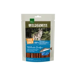 REAL NATURE WILDERNESS Snack au poisson Bandes de saumon sauvage, 70 g
