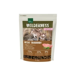 REAL NATURE WILDERNESS Wide Savannah Kitten à la volaille, à l’agneau et au sanglier 300 g