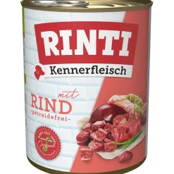 RINTI Kennerfleisch nourriture humide pour chien, adulte, boîte, Bœuf 12x800 g